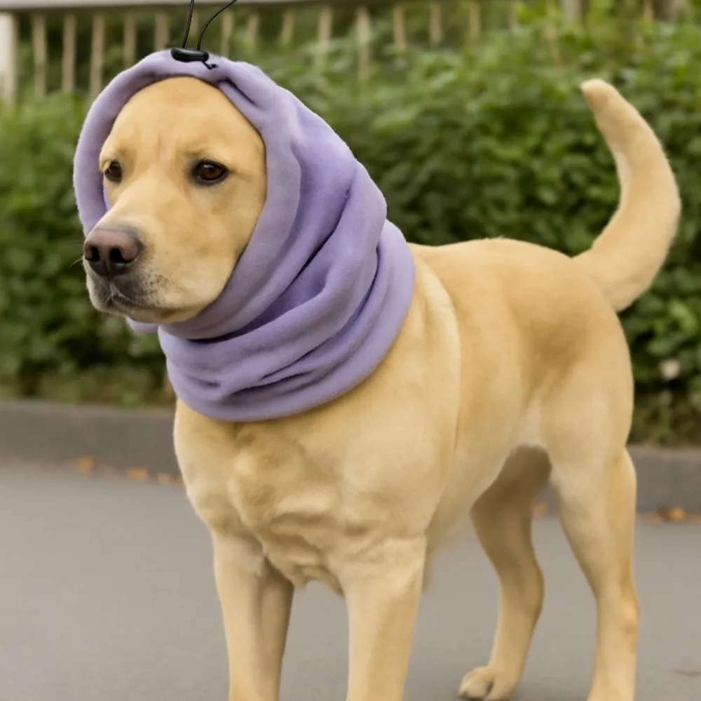 

Elastic Dog Calming Earmuffs Soft Warm Adjustable Dog Grooming Earmuff Noise-Proof Comfortable Soothing Ear Cover Beauty Care