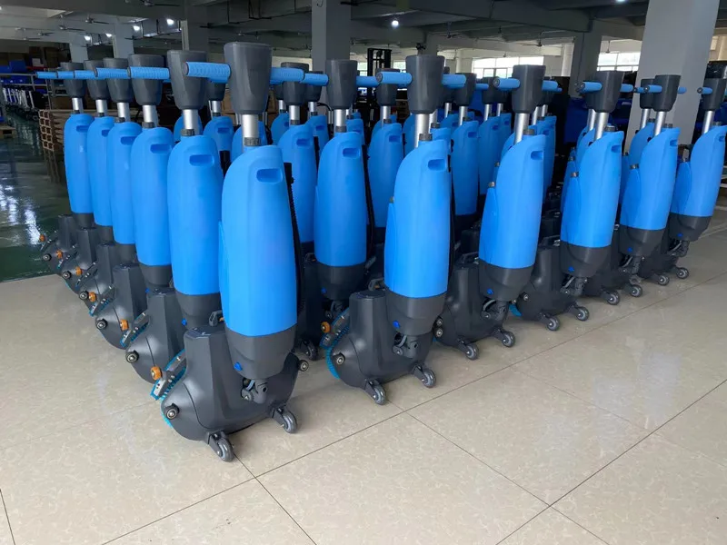 

Commercial Cordless Hand Held Walk-Behind Micro Floor Scrubber Drier Cleaning Machine