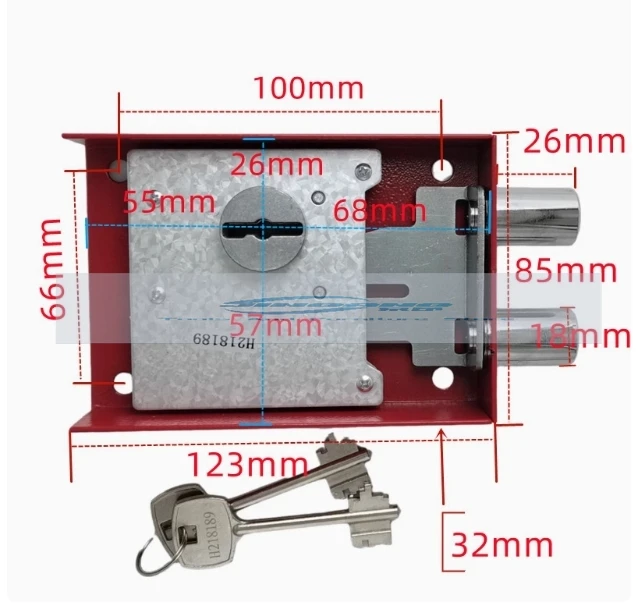 Safe Leaf Lock Small Safe  Cabinet Lock Password Box Mechanical  Vault 6 Leaf Anti-theft Lock