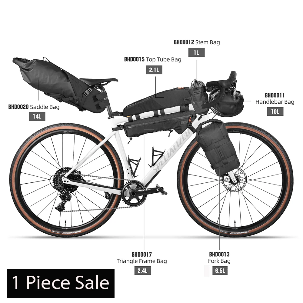 AliExpress UK Rhinowalk Bike Saddle Bag 1 Piece Sale Splash-proof Cycling Top/Bottom Tube Bag Road Bike Handlebar