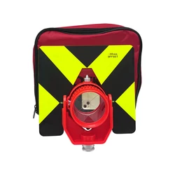 New green Single Prism Set With Bag For SOKKIA Nikon Pentax South Gowin Sok Total Stations Surveying