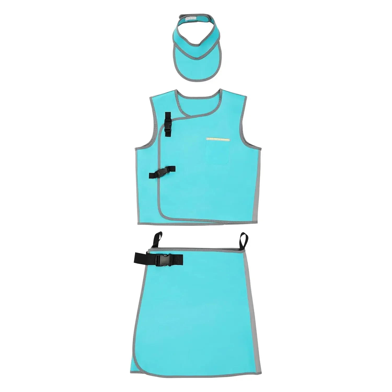 0.5mmpb Dental Laboratory Apron with Protective Collar Lead Protection Light Dentist X-ray Protection for Adult