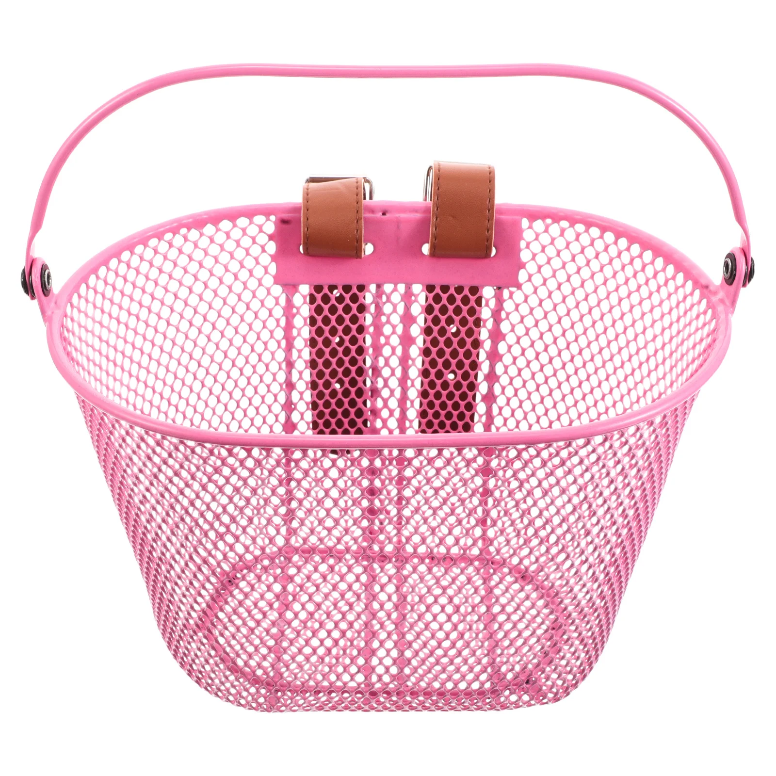 

Metal Bike Basket Front Handlebar Bicycle Basket Easy Installation Iron Kids Bike Storage Organizer for Scooters