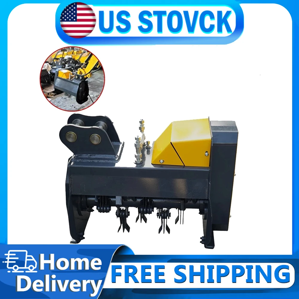 

DIGMIGHT Free Shipping Mini Excavator Lawn Mower Attachment Flail Mower With Two Hydraulic Hoses Small Excavation Accessories