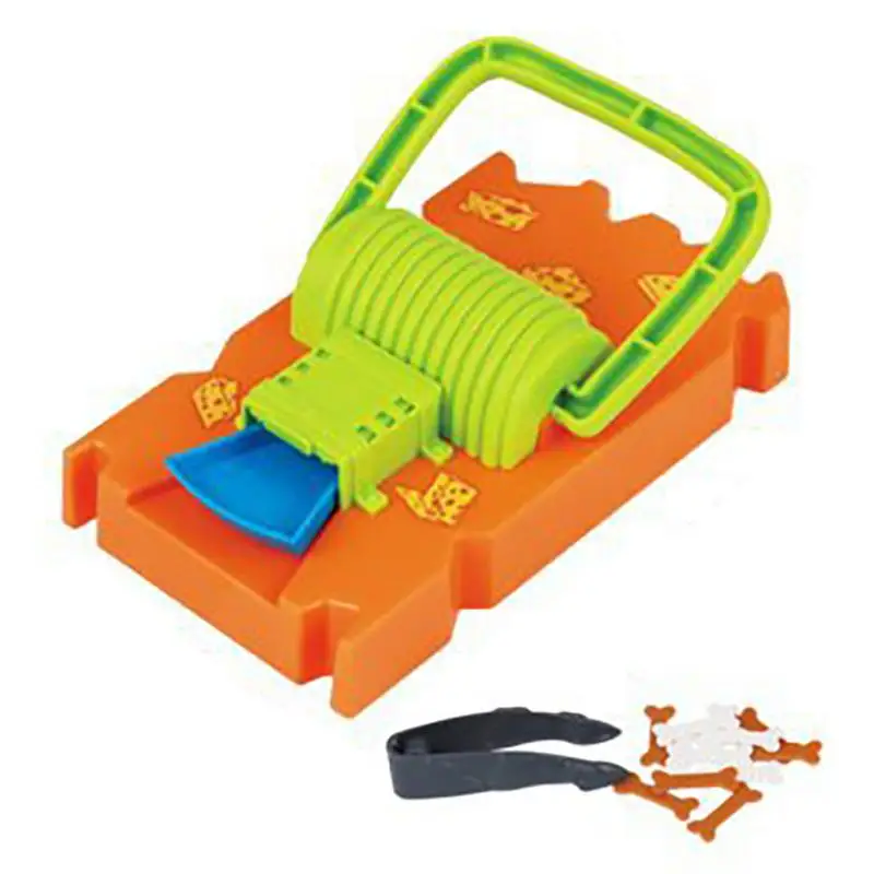 Novelty Toys For Kids Tabletop Board Tricky Game Mouse Trap Toy Mini Novelty Biting Toy Dog Shape Trick Toy With Clamp Party Toy