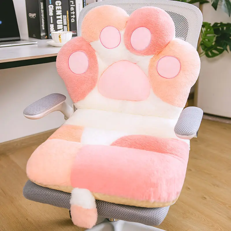 Kawaii Cat Paw Soft Plush Seat Cushion - Special Edition