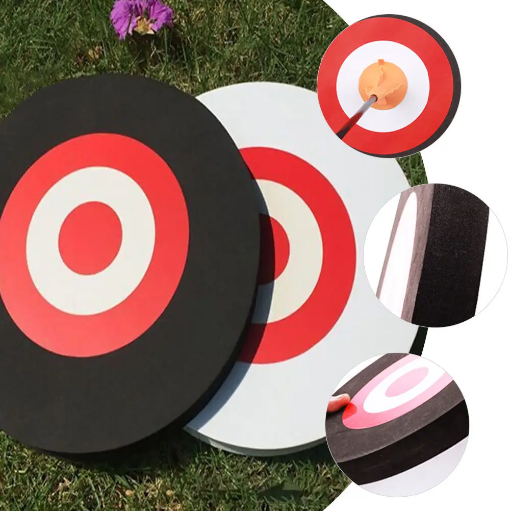 

Мишень для стрельбы из лука Eva Archery, 4 кольца, яркая, портативная, легкая, водонепроницаемая, для использования на улице и в помещении, для тренировок с луком, многоразовая