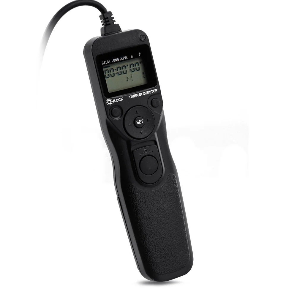 RS-80N3 LCD Timer Shutter Release Remote Control for Canon EOS 5D Mark II 5D 6D 7D 10D 20D 30D 40D 50D 1D 1DS 5D Mark III