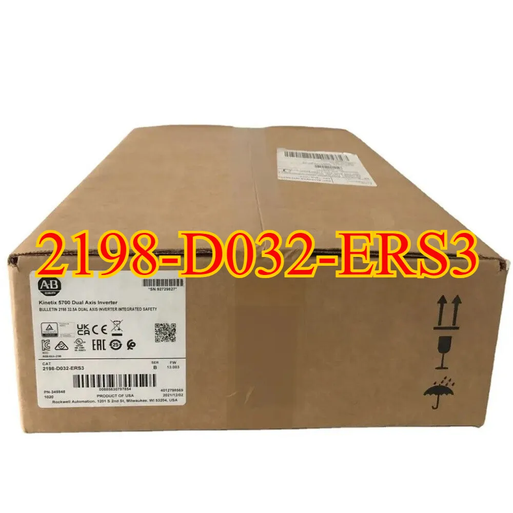 

NEW Factory Sealed 2198-D032-ERS3 Kinetix 5700 Dual Axis Inverter