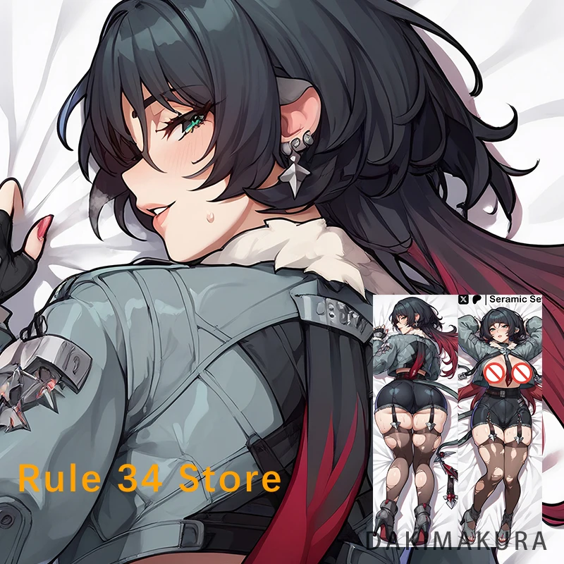 Zenless Zone Zero Jane Doe Dakimakura 2WAY وسادة حالة العناق.. أنيمي وسادة غطاء الوسادة