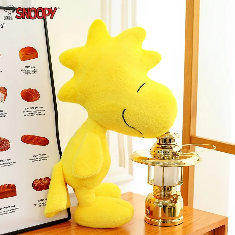 60/80/100 سنتيمتر كبيرة الحجم وودستوك سنوبي الكرتون أنيمي أفخم محشوة دمية Kawaii الديكور بلوشيز الأطفال وسادة هدية عيد