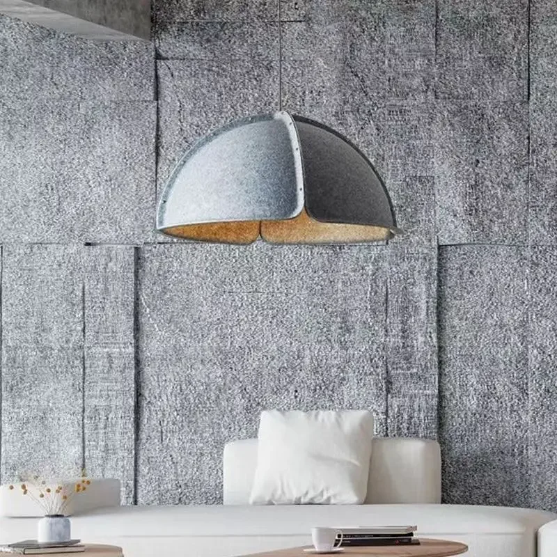 الدنماركية قلادة الفن الإبداعي رمادي ورأى قبة لغرفة المعيشة متجر ديكور المنزل غرفة نوم مكتب طاولة طعام ديكور قلادة أضواء