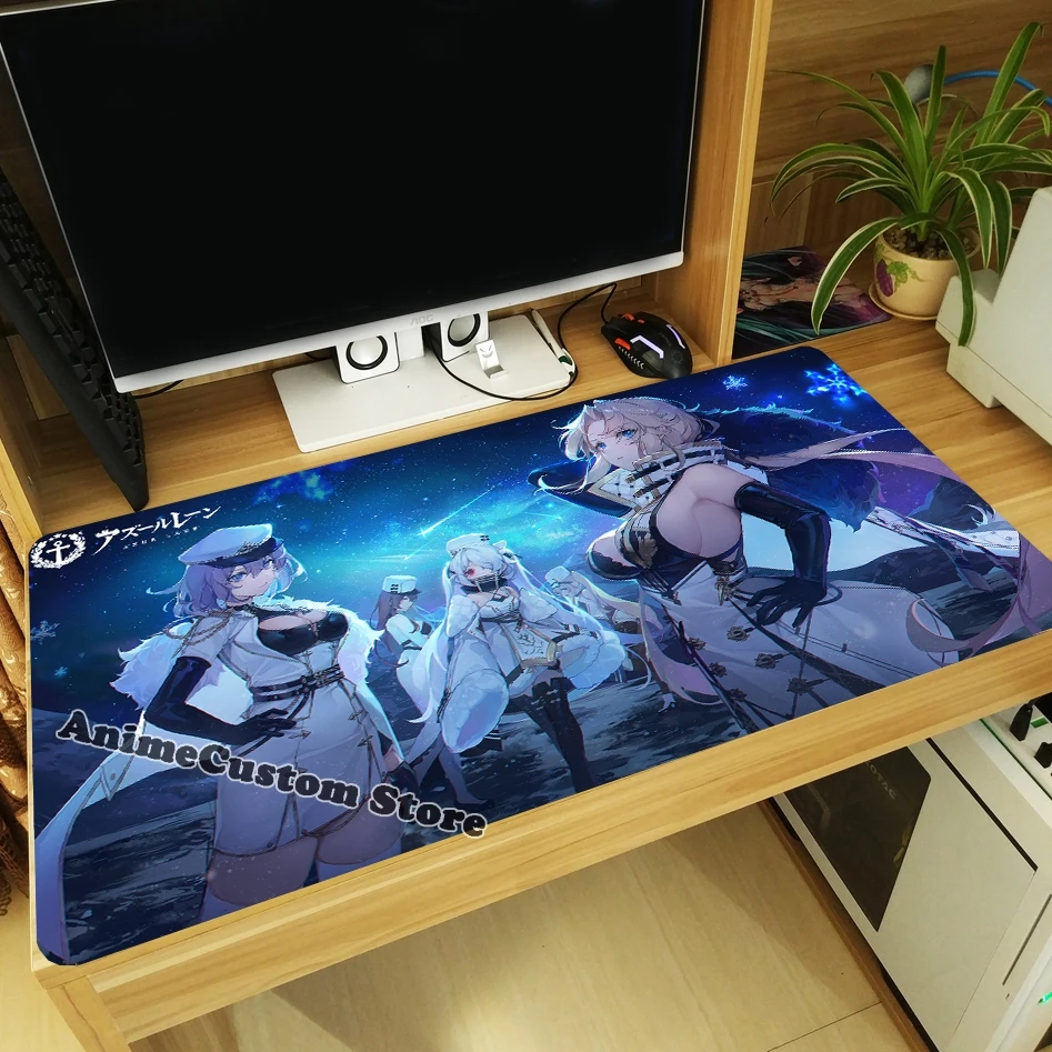 Nieuwe Game Anime Azur Lane Sn Kronshtadt Cosplay Grote Muismat Otaku Thicken Laptop Muizen Mat Toetsenbord Mat Playmat Xmas gift