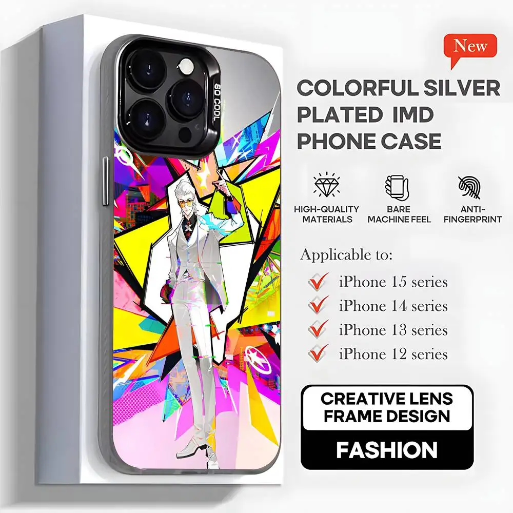 حافظة هاتف To Be Hero X Anime لهاتف iPhone 16,15,14,13,12,11,Mini,Pro,MAX,plus,غطاء أسود غير لامع مقاوم للصدمات
