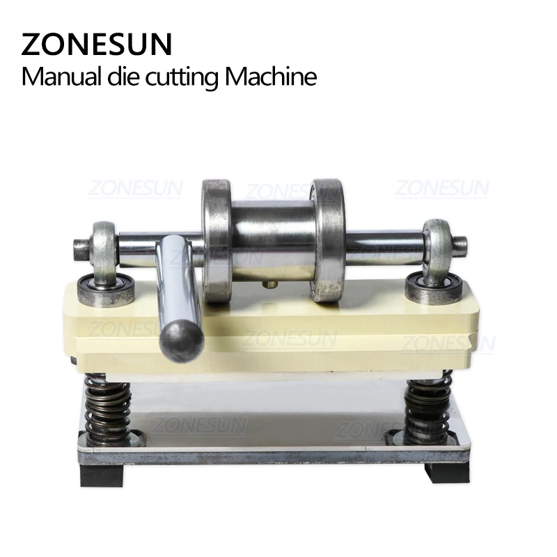 ZONESUN Manual Leather Die Cutting Machine Handmade Earring Die Cuts Pressing Machine For Custom Clicker Die Steel Rule Die