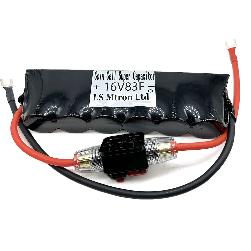 LS Mtron Ltd 16V83F Supercapacitor Automobile Rectifier Module 2.7V500F Super Capacitor With Heat-Shrinkle Shell Power Supply