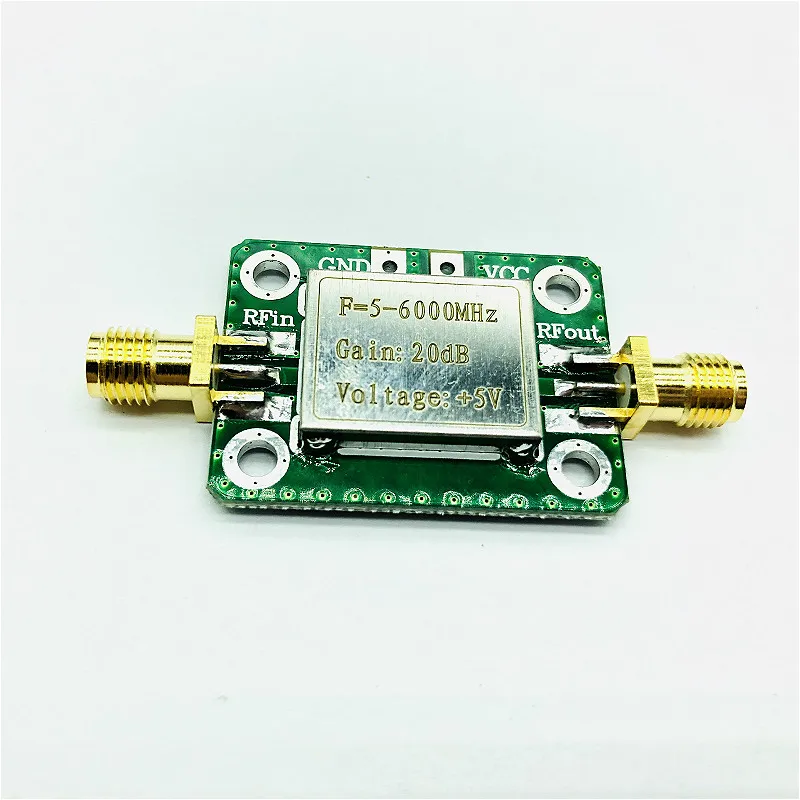 5MHz-6GHz Ultra Wideband Medium Power RF Amplifier 20dB Gain RF Signal Amplifier Module