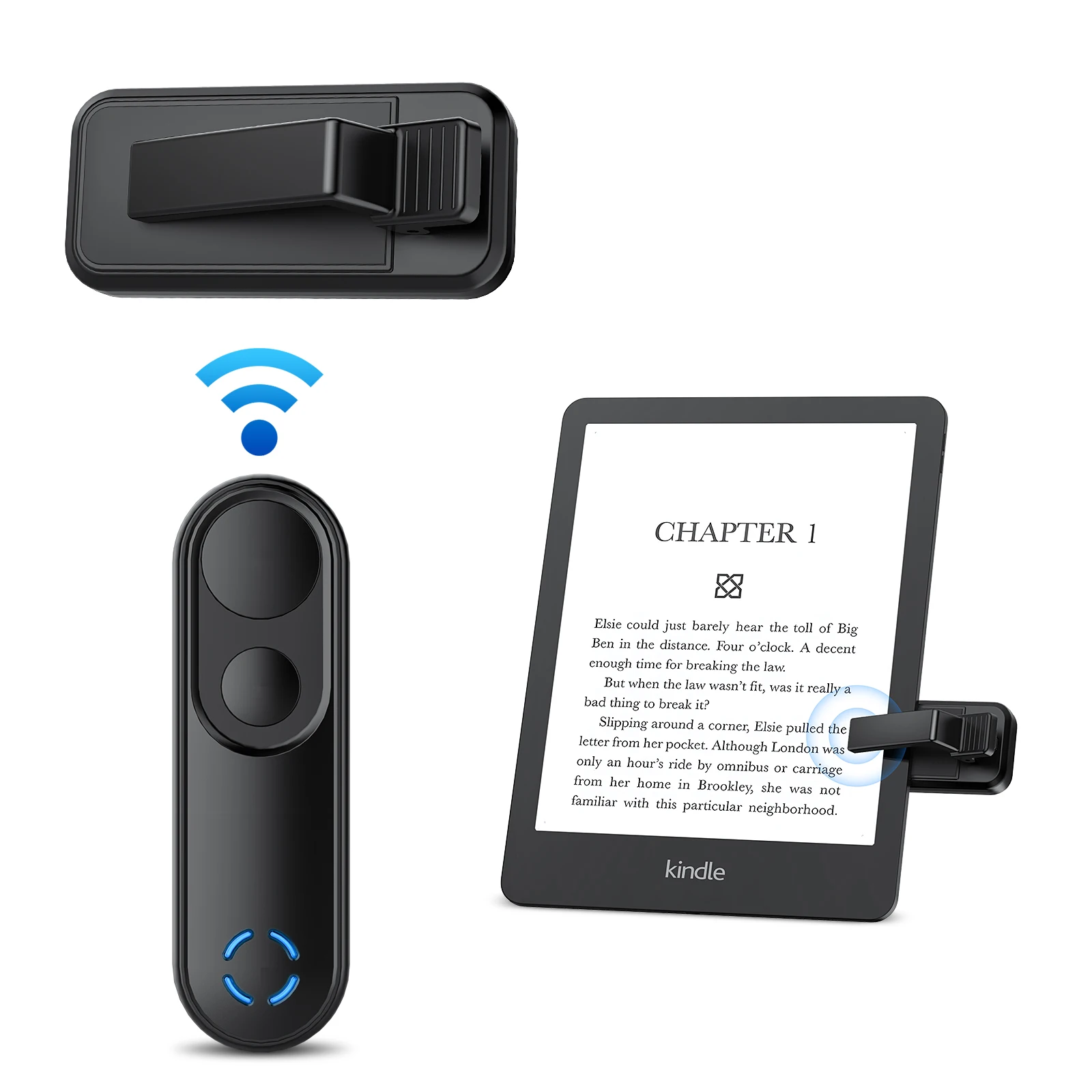 Remote Control Page Turner Video Recording Remote Triggers for Kindle Paperwhite Scribe for Pad Reading for Kobo Surface