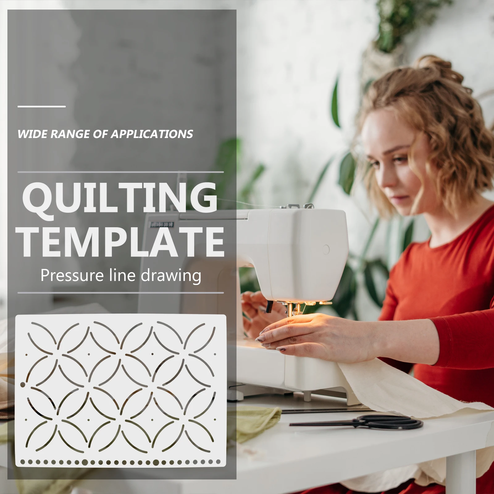 

DIY Tool Templates Quilting Template Precision Sewing Ruler Smooth Surface Widely Applied Home Clothing Store Craft Projects