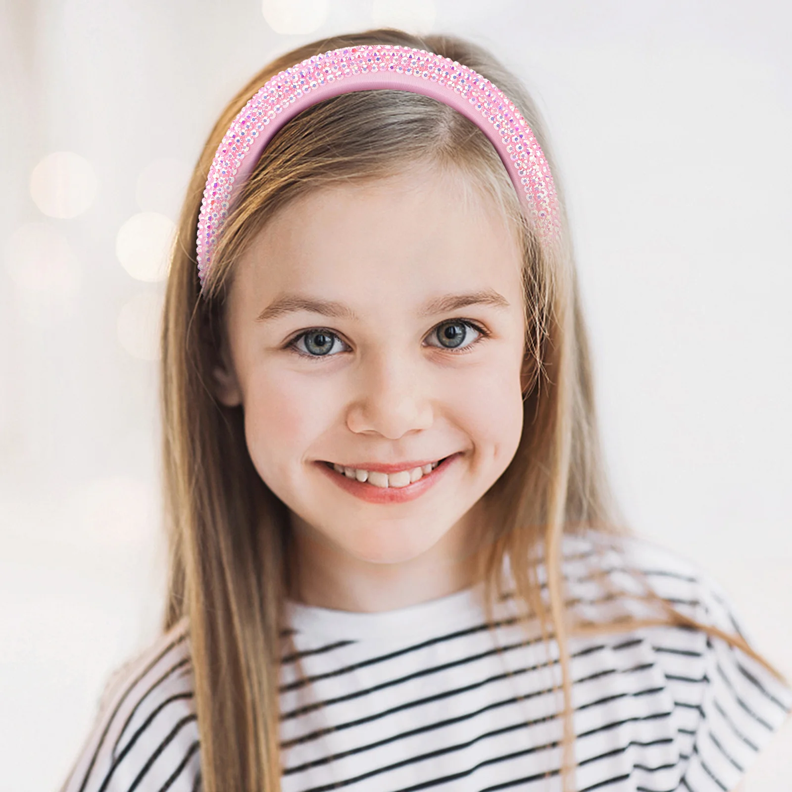 

Gorgeous Rhinestone Headband Padded Hairband Shiny Crystal Party Hair Accessories for Women Elegant Headwear Rhinestone Headband