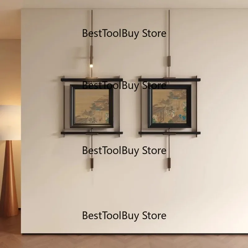 Modern Wall Decor Painting with LED Light for Hotel Entrance Corridor Aisle Villa Bedroom Restaurant