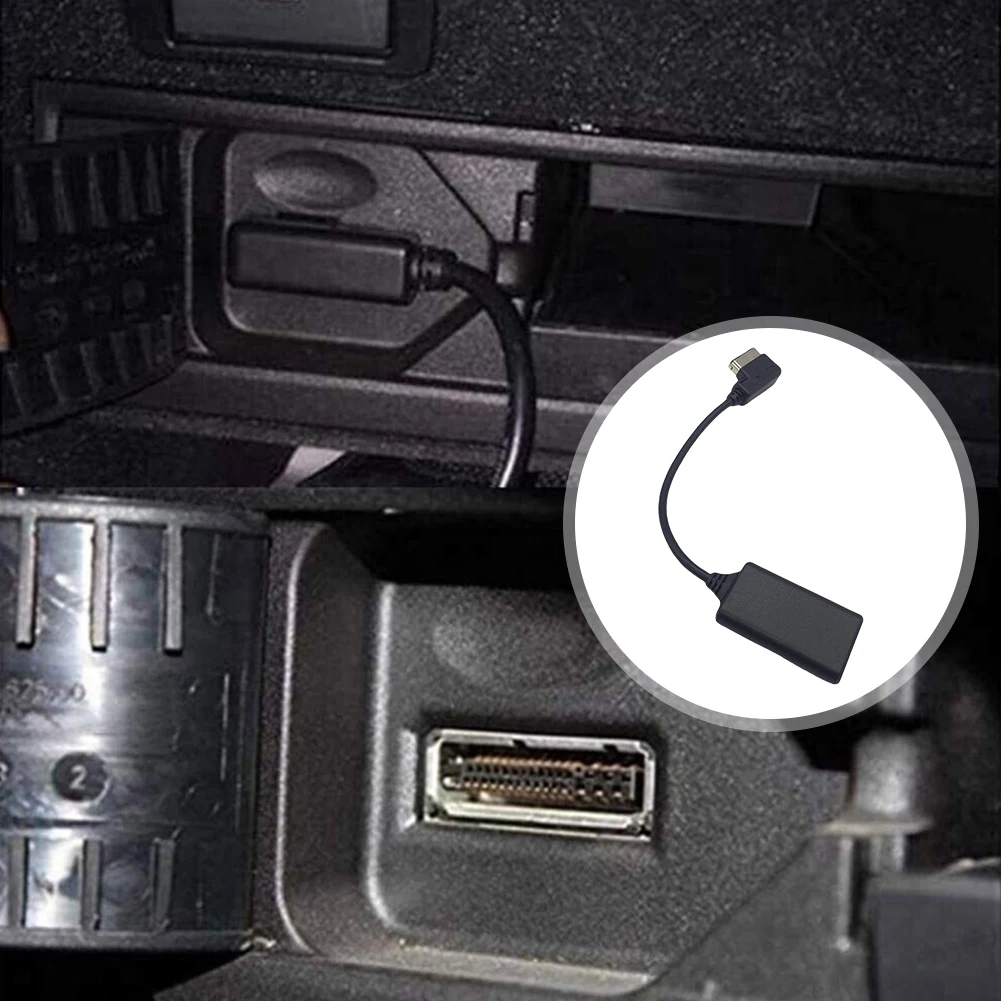 Adaptador de áudio compatível com Bluetooth, Fio de dados, Interface USB fêmea, Rádio AMI, Fio estéreo, Audi Q5, A5, A7, R7, S5, Q7