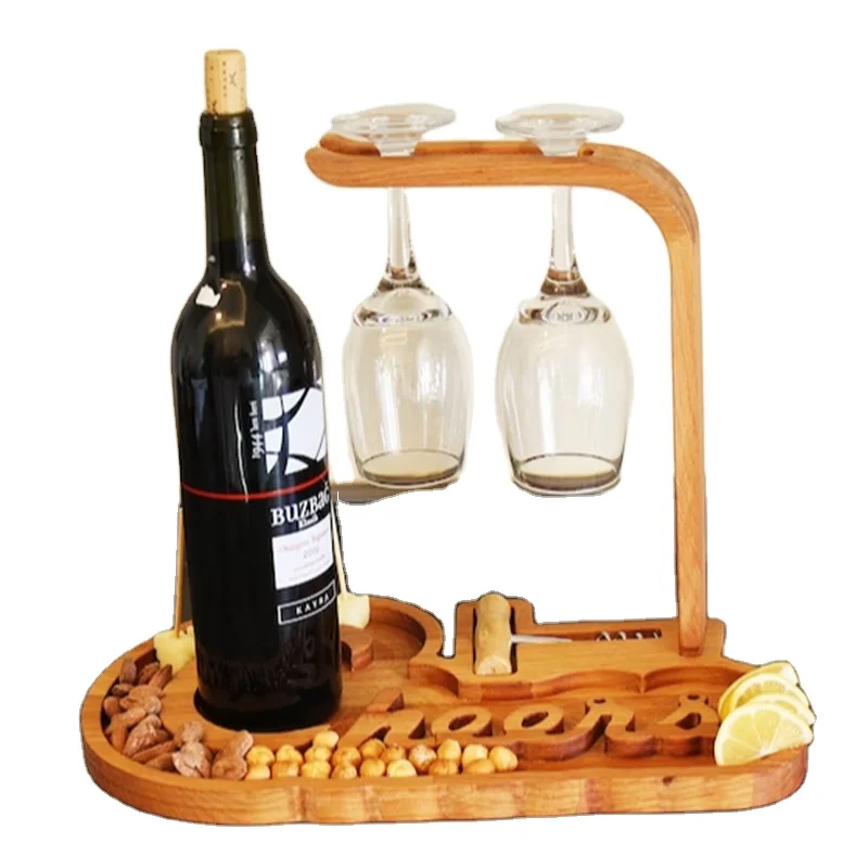 

Multifunctional Household Gift Wine Rack with Stand and Glass Stand for Restaurant Furniture and Display Racks