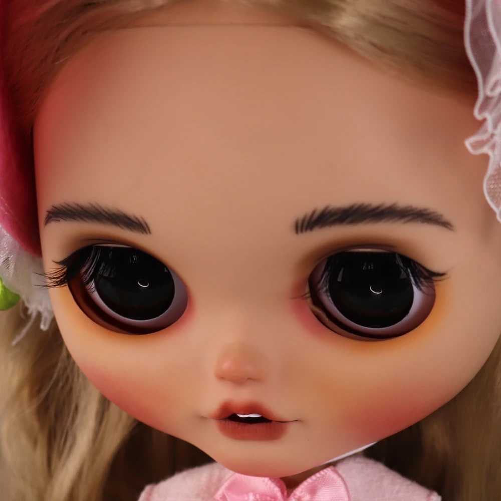 Cutie Maid ICY DBS Blyth Doll Joint Body Tan Skin Matte Face Pouting Mouth 1/6 BJD Neo Ob24 Anime Girl