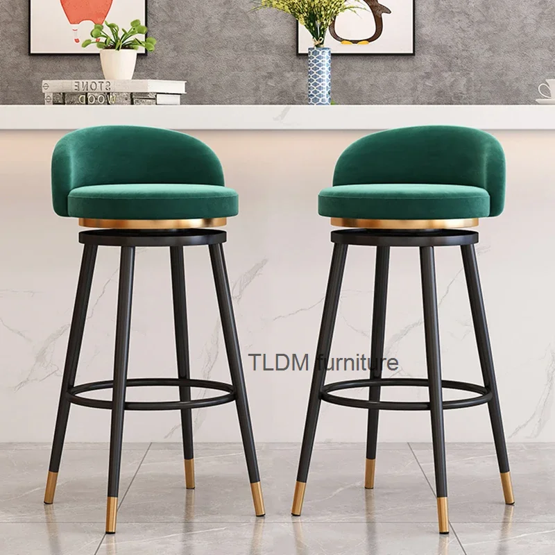 

Luxury Nordic bar chairs, counters, height comfortable, minimalist modern chairs, restaurants, parties, banks, bars, gardens,