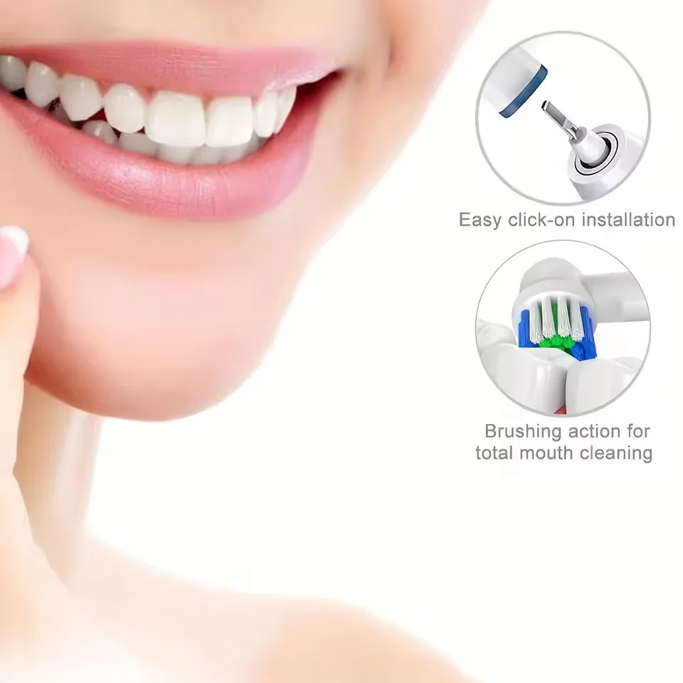 4/12/16Pcs Replacement Toothbrush Heads Compatible with Oral-B Braun Professional Electric Toothbrush Heads Brush Heads view 4