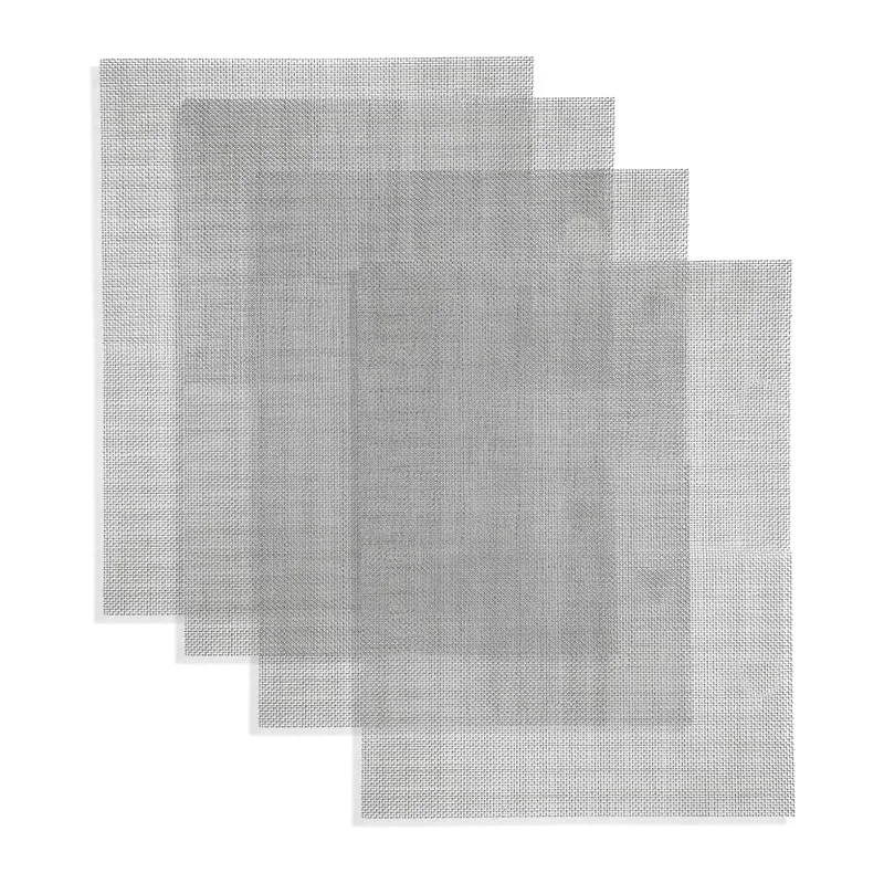 2/3/4/6Pcs Stainless Steel Wire Mesh Sheets 20 Mesh Woven Mesh Set Screening Filter Sheet Woven Wire for Air Vents Window Filter