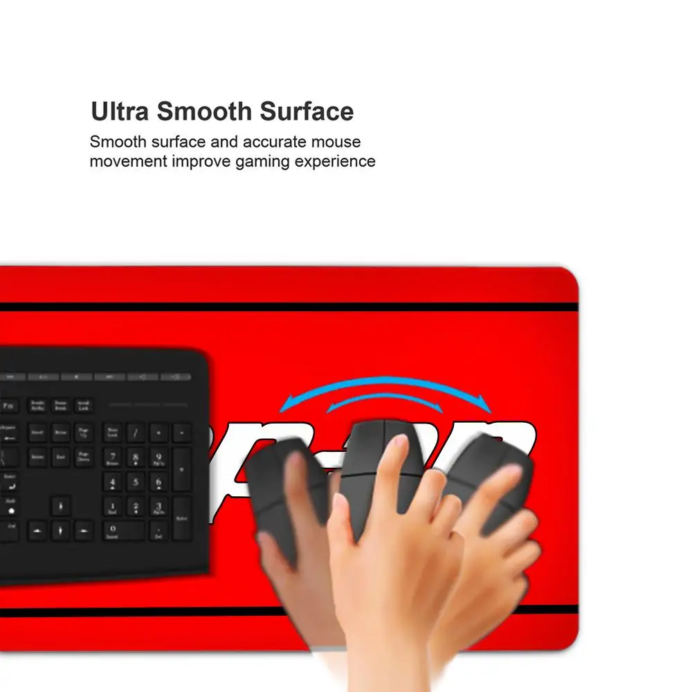 Muismat Snap-on rubberen muismat Gamingaccessoire Pc Gamerkast Tapijten Kantoor Computer Bureaumat Vergrendelbare rand Toetsenbordmatten