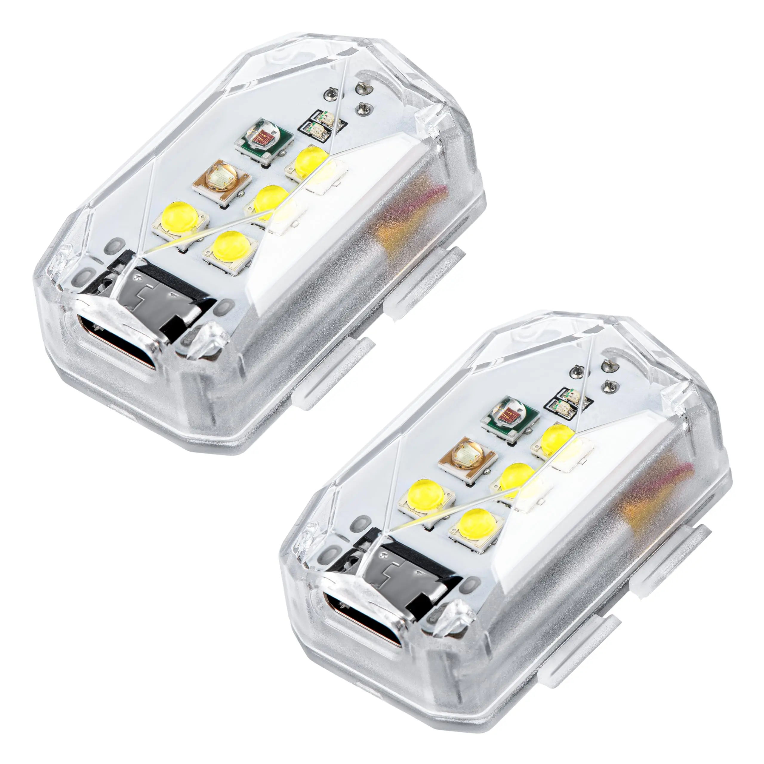 STARTRC 2er-Pack Drohnen-Stroboskoplicht für Kollisionsschutz bei Nachtflügen, 3 Farben 5 Stroboskopmodi Drohnenlicht für DJI Mini 5 Pro/4 Pro/3 Neo 2 Flip Air 3S Mini 4K Zubehör