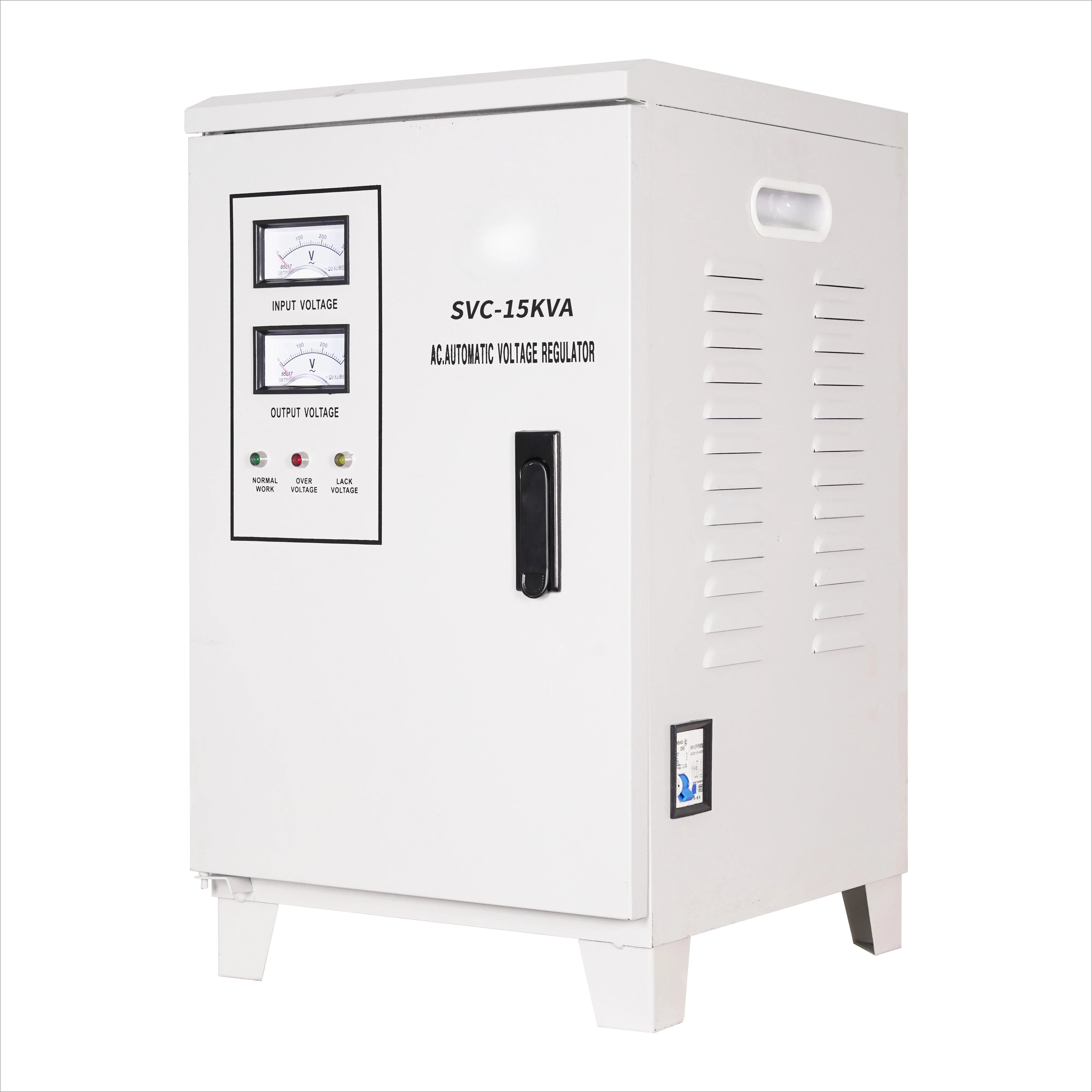 Custom 15KVA Stabilizer Voltage Regulator Single Phase Pointer Display Servo Motor Stabilizers Industrial Machinery Equipment