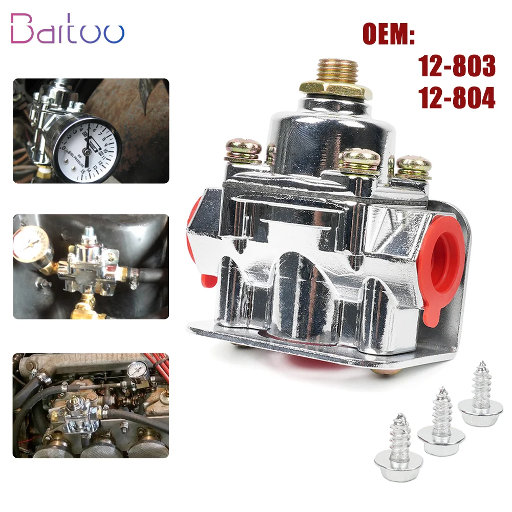 New Arrived 12-803 12-804 Fuel Pressure Regulator Carburetor Parts For Holley Edelbrock 3/8