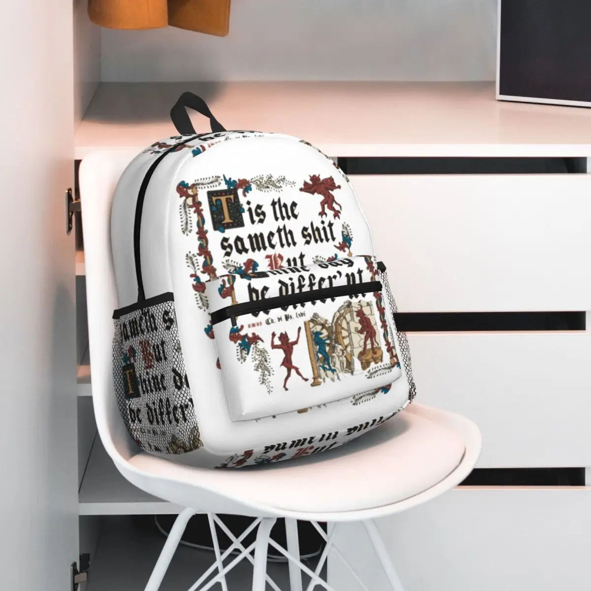 

Рюкзак в средневековом стиле с английской историей, рюкзак большой вместимости, детская сумка для книг, школьная сумка, сумки на плечо для мужчин и женщин