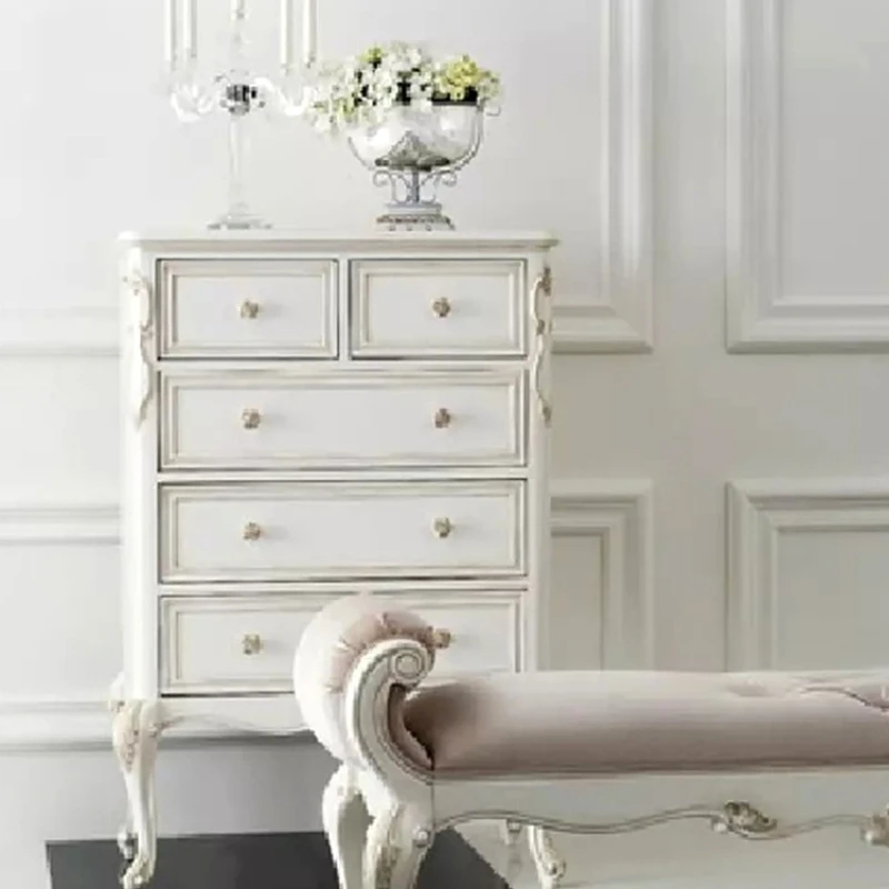 Letto matrimoniale in stile francese elegante letto principessa rosa grazioso Villa di lusso Cama Set di mobili per camera da letto matrimoniale