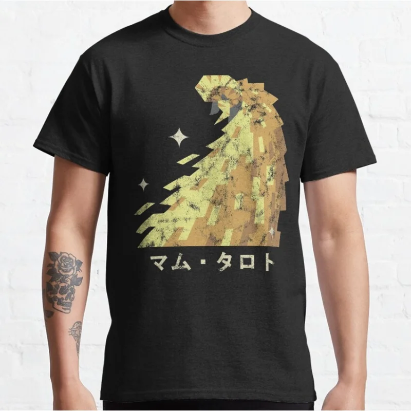 

Monster Hunter World Kulve Taroth Kanji gift t shirt Cartoon Videogame MHW Graphic tee 100% cotton Y2K Clothes All size tops