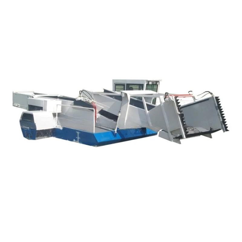 Surface garbage cleaning ship, fully automatic underwater weed harvesting machine, 10.5-meter small hydraulic lawn mower