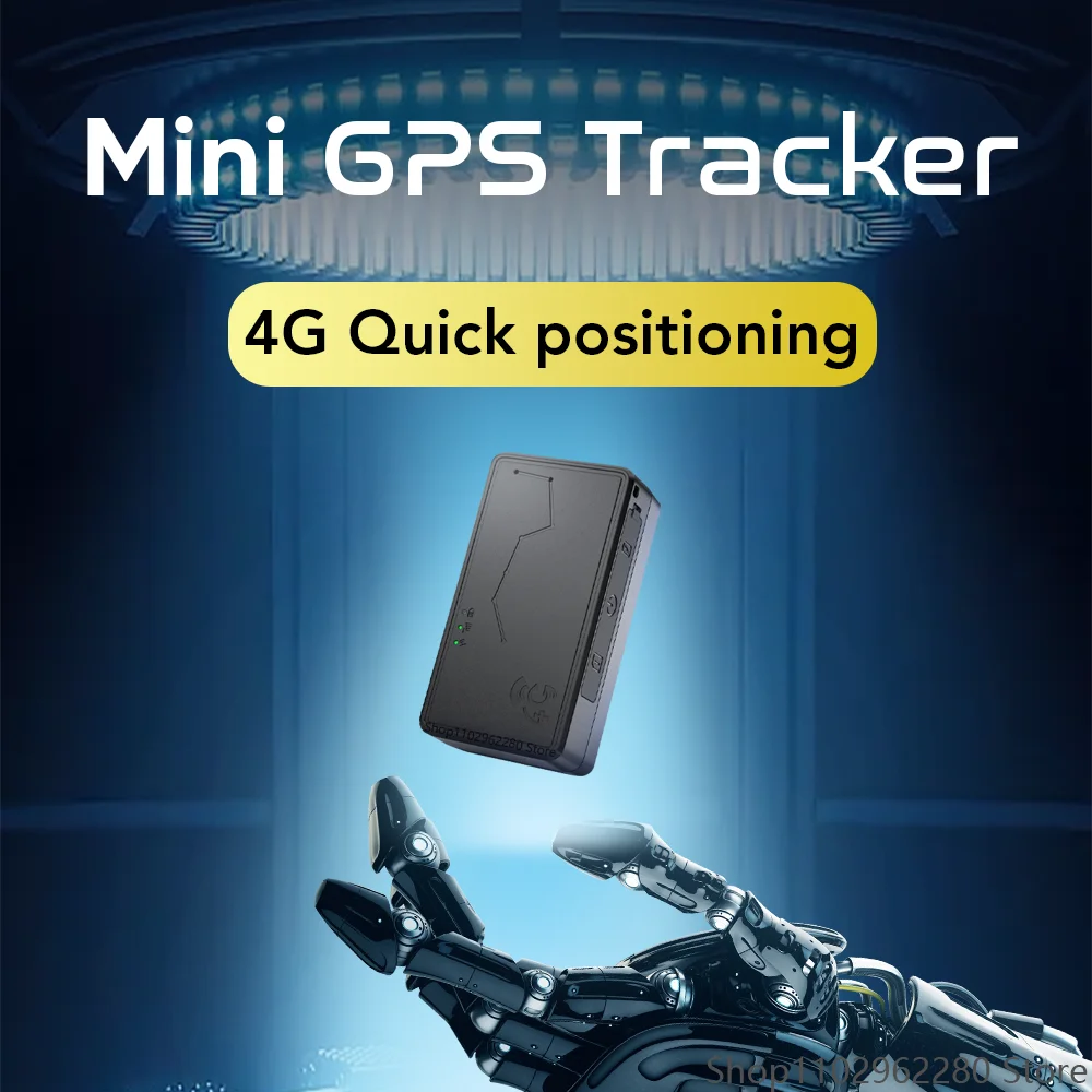 Mini localizador GPS portátil 4G, localizador a través de satélite, antirrobo, coche de larga distancia, rastreador de ubicación GPS en tiempo Real,