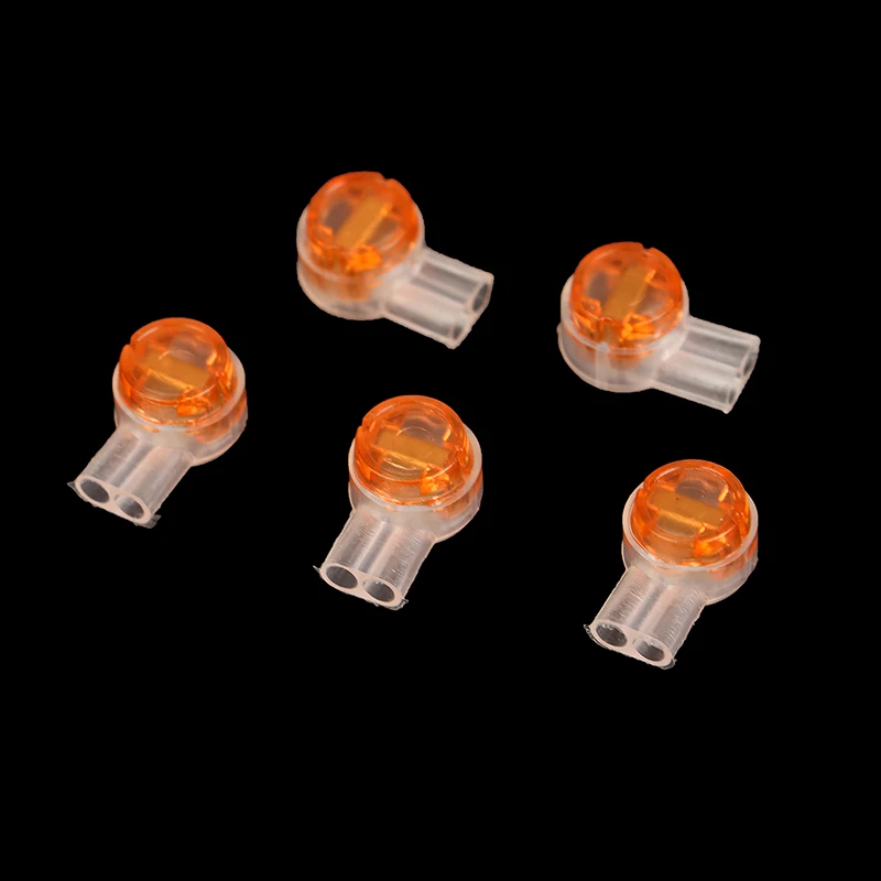 100pcs K2 Wire Splice Connector Waterproof Gel Filled Wire Button Connector Clear Telephone Splice Network Cable Terminals