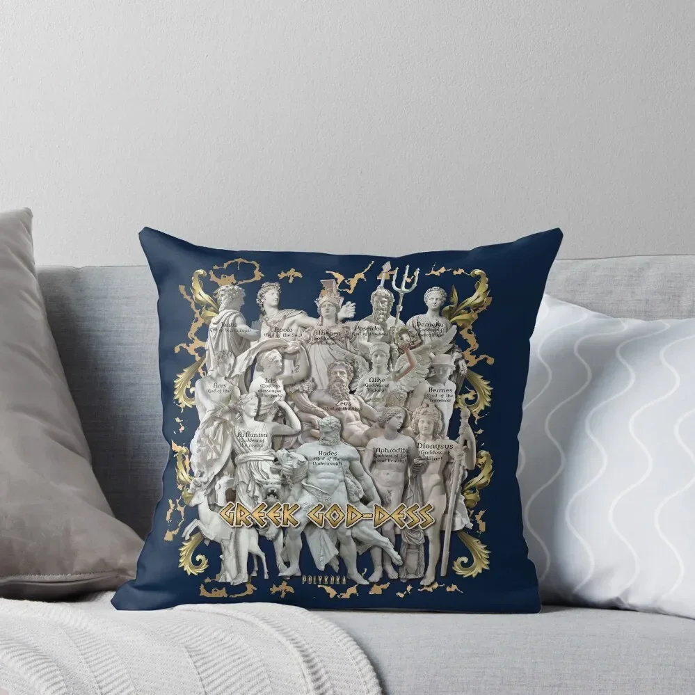 Greek Gods - Greek Gods Throw Pillow luxury decor Pillowcases Pillow