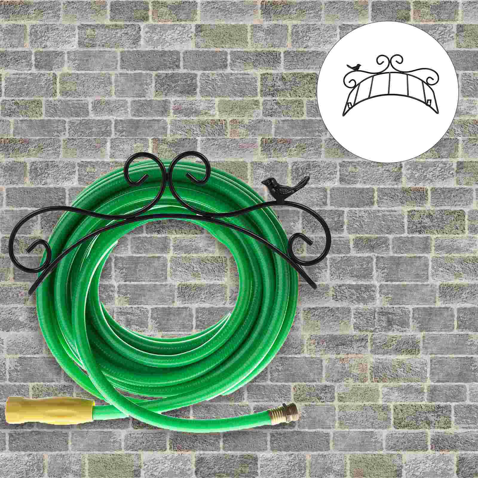 

Hose Wrought Iron Frame Garden Irrigation Water Pipe Wall Car Bracket Expand Watering