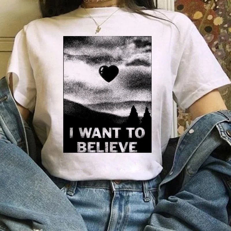 Printed Casual Women's T-Shirt Summer Pattern Street O-Neck Women's Versatile Popular Basic Conventional Style Fashionable T-Shi - view 2