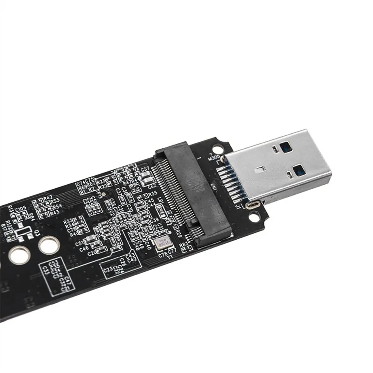 TCE Dual Protocol SSD Enclosure M.2 for NVME NGFF to USB3.1 Conveter M2 SSD Case Adapter for 2230/2242/2260/2280 SSD