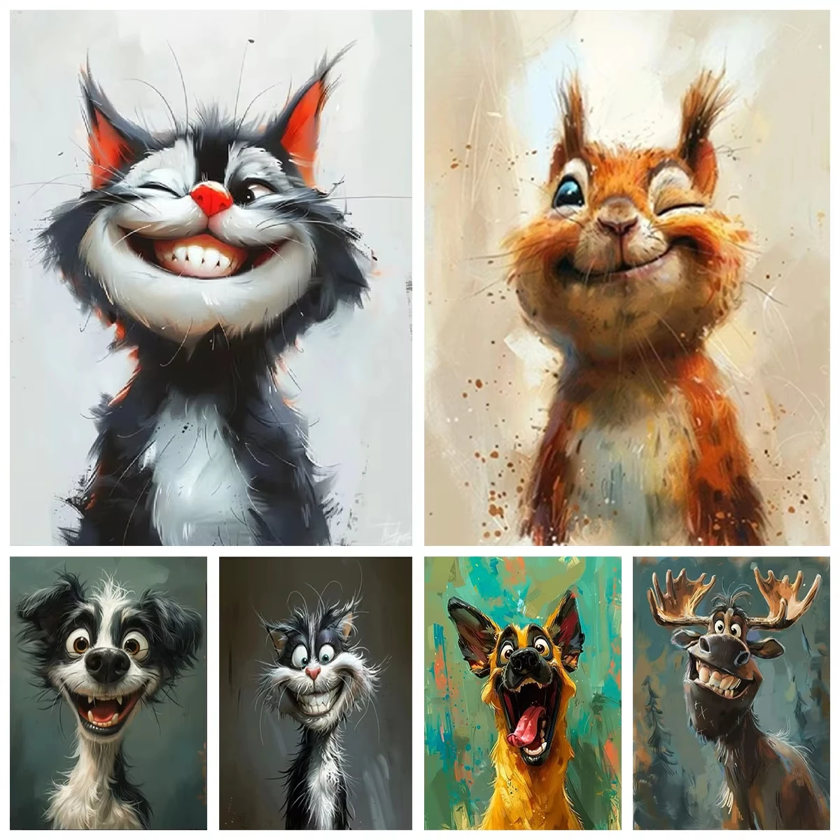 

Jigsaw Puzzle 500/1000/1200/2000PCS Funny Animal Art For Adults Great Weekend Relaxation And Family Fun