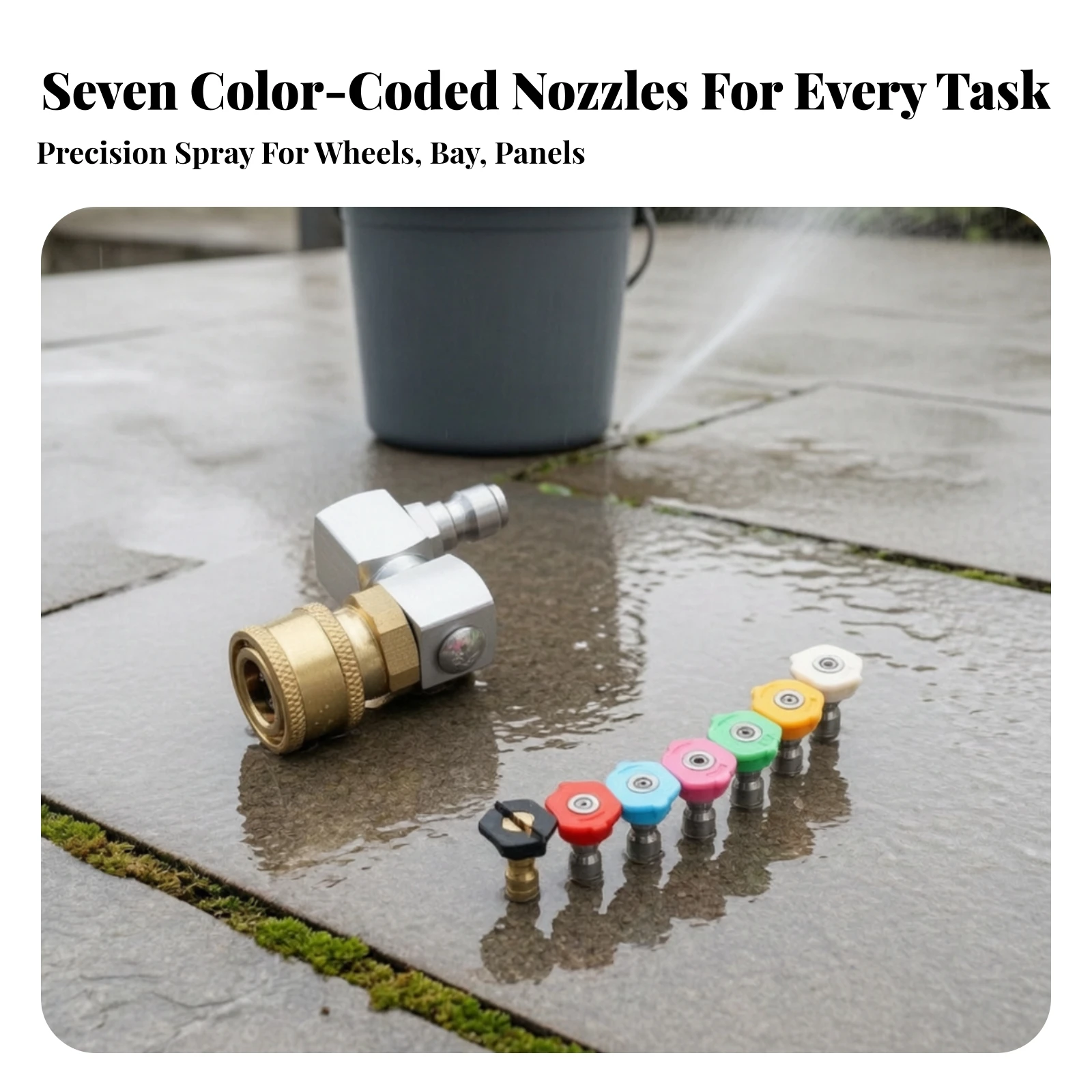 Rotating Joint 1/4-Inch Rotating Quick Connector Elbow Quick Coupler Rust-Resistant for Professionals, Pressure Washer