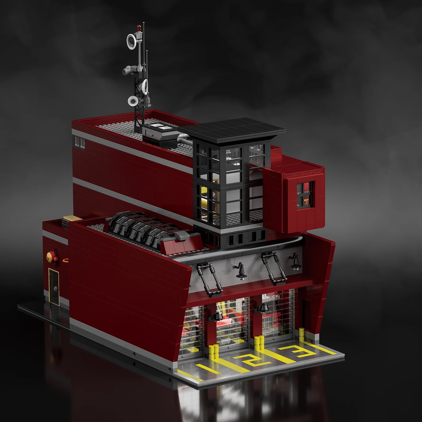 3079PCS Stazione di soccorso antincendio Building Blocks Camion dei pompieri Ambulanza Auto della polizia antincendio MOC Modello Mattoni Bambini Giocattolo fai da te Regali di festa