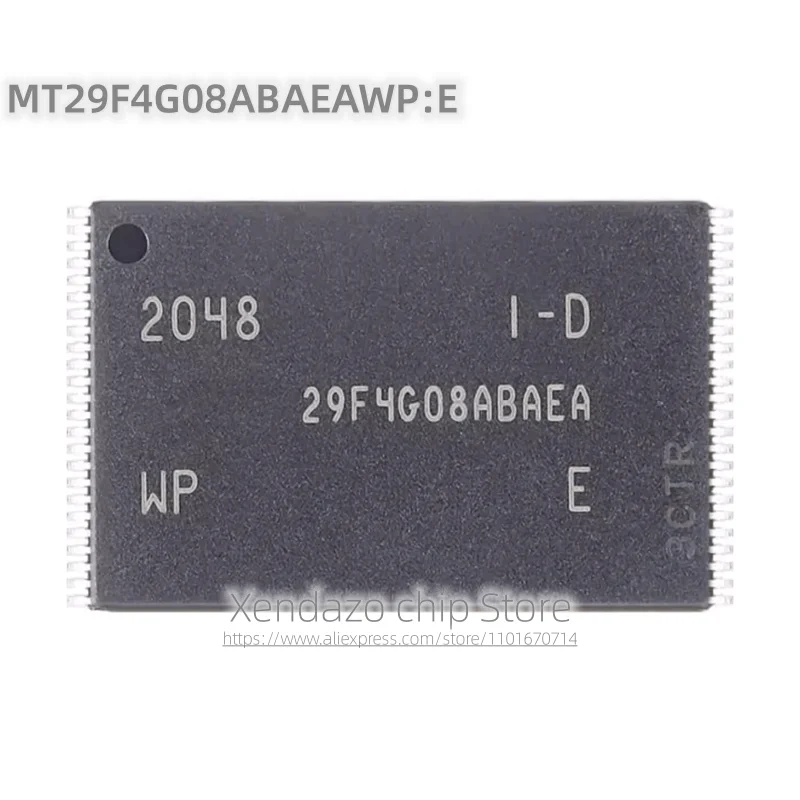 2pcs/lot MT29F4G08ABAEAWP:E 29F4G08ABAEA TSOP-48 package Original genuine Memory chip