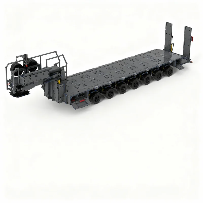 6151pcs MOC Heavy Load Trailer Technical Model Building Blocks Construction Christmas Gifts Toys Idea Education Brick Kids